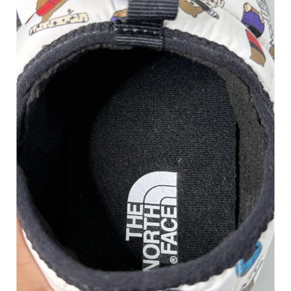The North Face Nuptse Mules Bears Print Kids Size 3 No Box